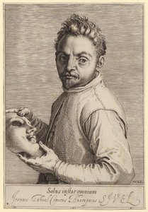 Giovanni Gabriellin, lisänimeltään "Il Sivello", muotokuva tekijältä Agostino Carracci