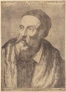 Tizianin muotokuva tekijältä Agostino Carracci