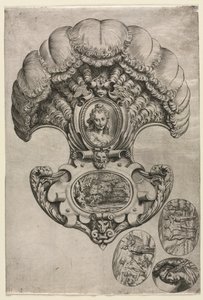 Fan LEventail , c. 1589-1595. tekijältä Agostino Carracci