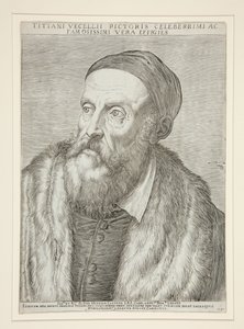 Tiziano Vecellio (Tizian) tekijältä Agostino Carracci