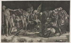 Allegoria kuolemasta ja kuuluisuudesta, 1518.