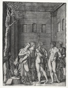 Orestes ja Pylades tuotu Iphigeniaan uhraamaan, 15141536.