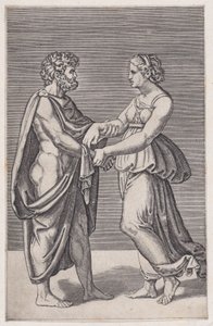 Mies ja nainen kädestä pitäen, 1516-17.