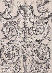 Panell ornamental, ca. 1514-36. finlandès