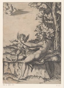 Venus rakastunut tekijältä Agostino Veneziano