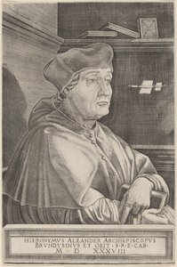 Hieronymus Alexander, Brindisin arkkipiispa tekijältä Agostino dei Musi