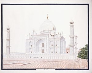 Taj, c. 1815 (lyijykynä, kynä, harmaa muste, w/c)