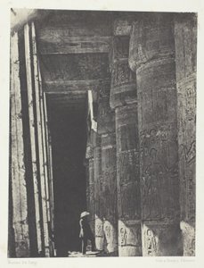 Medinet-Habou, Ramses-Méiamounin palatsin galleria; Thebes tekijältä Aimé Rochas