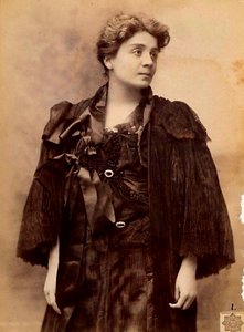 Eleonora Duse, italialainen näyttelijä, 1896 tekijältä Aime Dupont