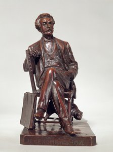 Istuva muotokuva Jean Leon Geromesta (1824-1904) 1904 (pronssi)