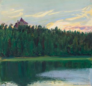 Järvimaisema tekijältä Akseli Gallen-Kallela
