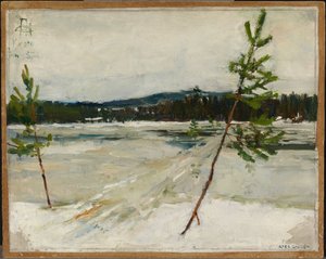 Polku jäällä tekijältä Akseli Gallen-Kallela