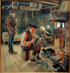 Bauernstube tekijältä Akseli Valdemar Gallen-Kallela