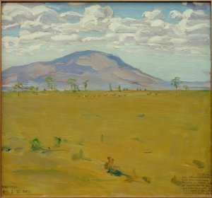Mount Kenia - Wakamba Ebene tekijältä Akseli Valdemar Gallen-Kallela