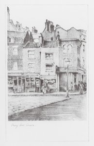 London Lanes: Drury Lane Corner (litografia)