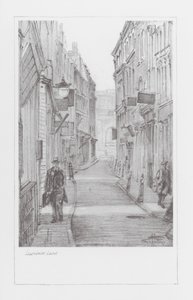 London Lanes: Lawrence Lane (litografia)