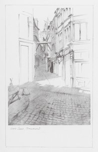 London Lanes: Love Lane, Monument (litografia).