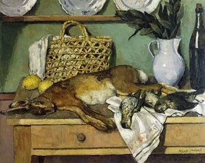 Asetelma jäniksen kanssa; Nature Morte au Lapin (Luonnonmurha Lapinin kanssa)