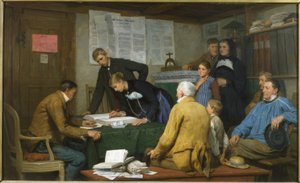 Siviilivihkiminen tekijältä Albert Anker