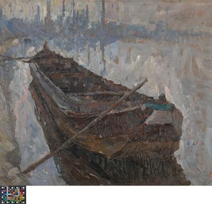 Vene Meuse-joella tekijältä Albert Baertsoen