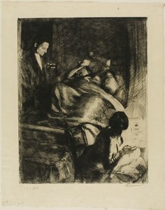 Toimitus, levy kolme Woman tekijältä Albert Besnard