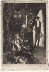 Iza nukkuu tekijältä Albert Besnard