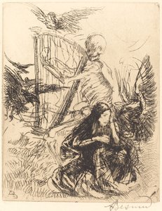 Muusikko tekijältä Albert Besnard