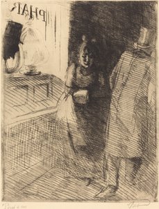 Prostituutio (La Prostitution) tekijältä Albert Besnard