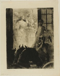 Sosiaalinen menestys, levy seitsemän alkaen Woman tekijältä Albert Besnard