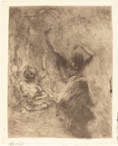 Tanjoren tanssija (La bayadère de Tanjore) tekijältä Albert Besnard
