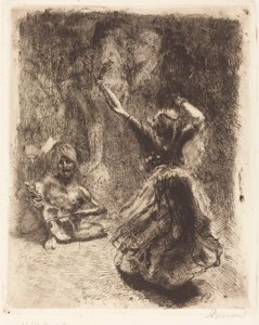 Tanjoren tanssija (La bayadère de Tanjore) tekijältä Albert Besnard