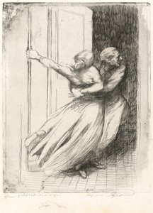 Raiskaus (Le Viol) tekijältä Albert Besnard