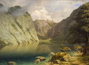 Läntinen maisema tekijältä Albert Bierstadt