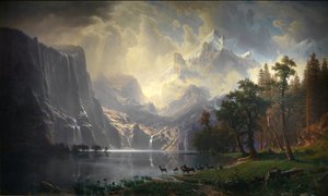 Sierra Nevada, Kalifornia tekijältä Albert Bierstadt