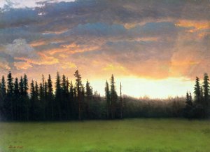 Kalifornian auringonlasku tekijältä Albert Bierstadt