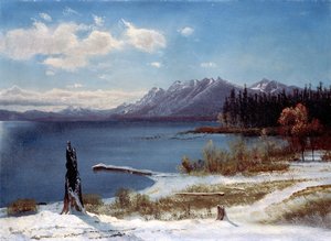 Tahoe-järvi tekijältä Albert Bierstadt