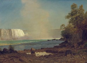 Niagaran putoukset, 1863 tekijältä Albert Bierstadt