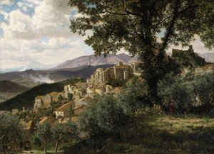 Olevano tekijältä Albert Bierstadt