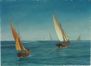 Välimerellä tekijältä Albert Bierstadt