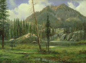 Sierra Nevadan vuoret tekijältä Albert Bierstadt