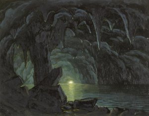 Sininen luola, Capri tekijältä Albert Bierstadt