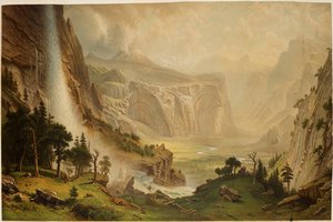 Yosemiten kupolit tekijältä Albert Bierstadt