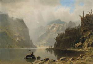 Läntinen maisema tekijältä Albert Bierstadt