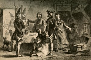 Saksalaisten sotilaiden asevelvollisuus palvelukseen Amerikassa, 1877. tekijältä Albert Bobbett