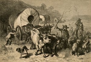 Muutto Länsimaahan, 1877. tekijältä Albert Bobbett