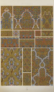 Maurilainen, levy 30 kokoelmasta "Polychromatic Ornament: Sata lautasta kultaa, hopeaa ja värejä" tekijältä Albert Charles August Racinet
