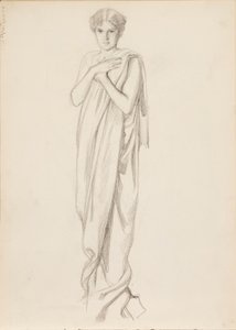 Aino Ackté Alcestis, luonnos tekijältä Albert Edelfelt