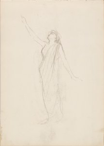 Aino Ackté Alcestis, luonnos tekijältä Albert Edelfelt