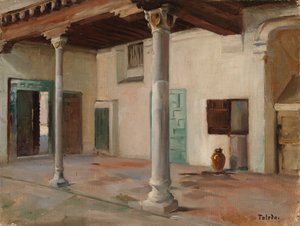 Pihapiiri Toledossa tekijältä Albert Edelfelt