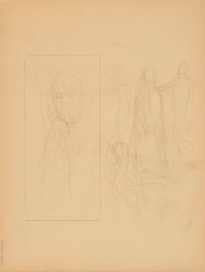Henkilöluonnoksia tekijältä Albert Edelfelt